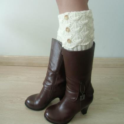 Boot Cuffs Boot Toppers Mini Leg Warmers Boot..