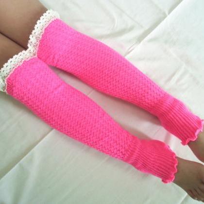 Simply Elegant Leg Warmers Lace Knit Leg Warmers..