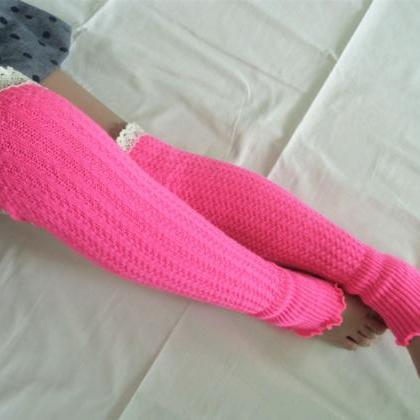 Simply Elegant Leg Warmers Lace Knit Leg Warmers..