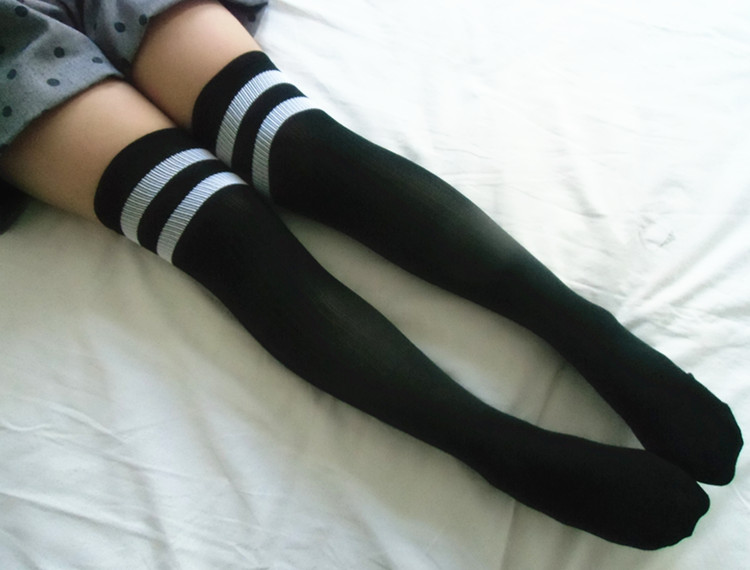 Knit Boot Socks Knee Socks Thigh High Socks In Black Very Nice Socks For Womens Or Ladies