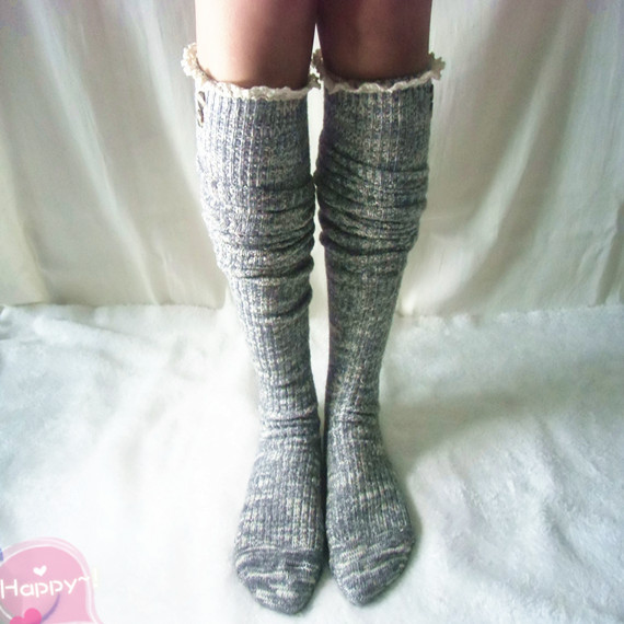 ladies fashion boot socks