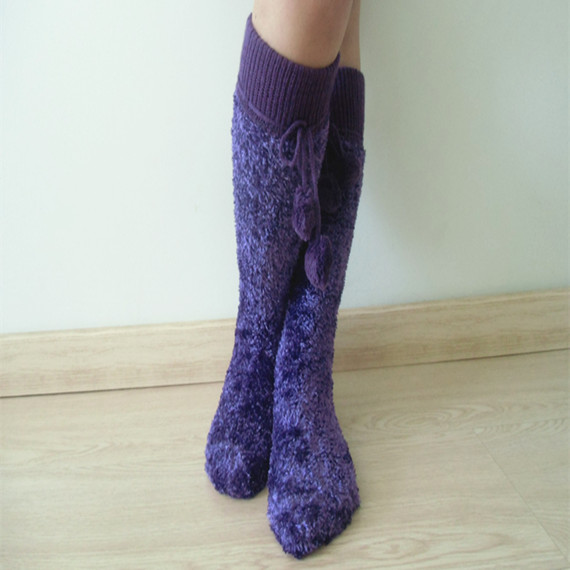 Thick Listless Socks.thick Socks, Tassel Socks, Two Line Of The Ball In The Boot Socks Mouth, Super Soft And Thick Socks.